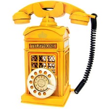 İntora Dekoratif Metal Ahizeli Telefon Kumbara Biblo Hediyelik