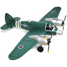 İntora Dekoratif Metal Uçak Ev Ofis Hediyelik Savaş Uçağı