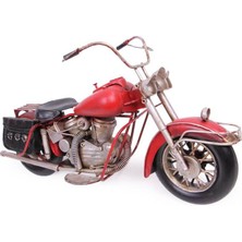 İntora Dekoratif Metal Motosiklet Biblo