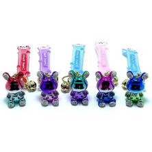 İntora Taşlı Ayıcık Silikon Anahtarlık