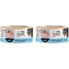 MarkEntegra Tahılsız Ton Balıklı-Tavuklu Kıyılmış Kedi Maması (85 Gr, 2'li Paket)