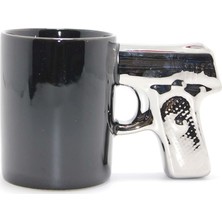 İntora Porselen Silahlı Kupa Bardak ALK1187 Dekoratif Hediyelik