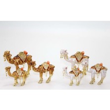 İntora Taşlı 3'lü Deve Figürü Biblo