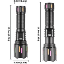 İntora Zoomlu LED Özellikli Şarjlı El Feneri