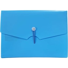 Bigpoint Körüklü Dosya 13 Cepli Lastikli A4 Mavi