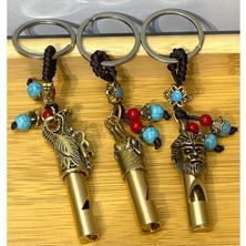 İntora Metal Figürlü Düdük Anahtarlık