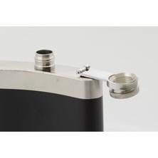 İntora Paslanmaz Çelik Deri Kaplama 9 Oz Matara