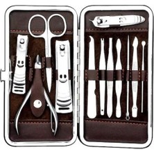 İntora Profesyonel Çelik Manikür Pedikür Seti 12 Parça