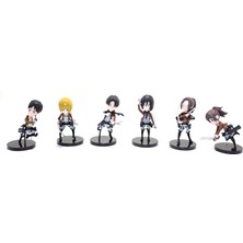 İntora Silikon Anime Figür 6’lı Set Dekoratif Hediyelik