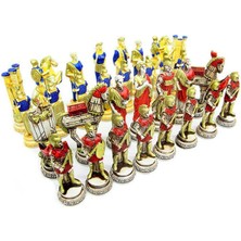 İntora Satranç Taşı Polyester Ortaboy Truva Dekoratif Hediyelik