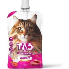 MarkEntegra Kaliteli Ton Balığı ve Karidesli Kedi Et Ezmesi 100 gr