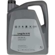 Motor Yağı Oe Vag Orıgınal Vw Longlıfe Iıı Fe 0W30 504 00/507 00 5 Litre
