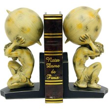 İntora Kitap Tutucu Atlas Kitap Stoperi Dekoratif Hediyelik