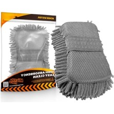 MarkEntegra Mikrofiber Yıkama Süngeri - Makarna Tasarımlı, Yüksek Emicilik