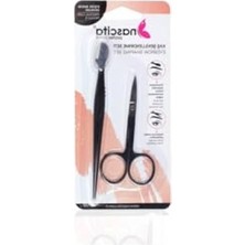 MarkEntegra Paslanmaz Ustura ve Kaş Makası Seti, 2'li