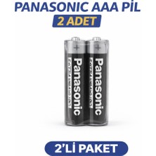Sylar Panasonic Aaa R03 Ince Pil Zinc Carbon Extra Heavy Duty 2’li 1 Paket