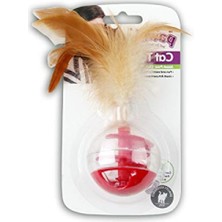 MarkEntegra Tüylü Hacıyatmaz Kedi Oyuncağı, 20 cm