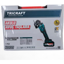 Tricraft Akülü Avuç Taşlama 3 Kademeli