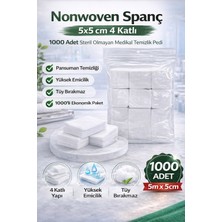 Sylar Nonwoven 5x5 cm 4 Katlı 1000 Adet Steril Olmayan Medikal Temizlik Pedi