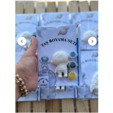 Taş Boyama Seti, Uzay Konsept, Kendin Yap, Dıy, Hediyelik, Etkinlik, 10 Adet