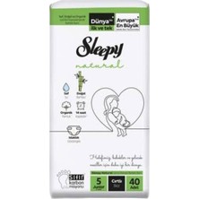 Sleepy Bebek Bezi Natural No:5 Junior 40'lı 11-18 kg