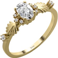 Sirius Pırlanta ve Beyaz Topaz Taşlı Deniz Yüzük 0417R0350