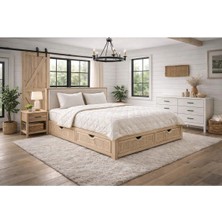 Çift Kişilik 4 Parça %100 Doğal Yün Uyku Seti | Yorgan + Ped + 2 Adet Yastık Çeyiz Seti