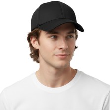 Maviş Tuhafiye Logosuz Siyah Modern Spor Şapka Erkek/kadın