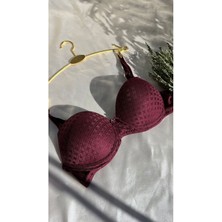 Nivene Jakar Desenli Dolgulu Yumuşak Sütyen