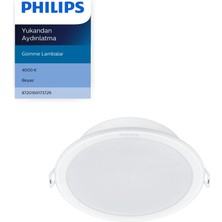 Philips Meson Tavan Gömme Spot 7.5W 800 Lumen 4000K Gün Işığı (105MM Delikler Için Uygundur)