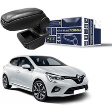 MarkEntegra Renault Clio V Hb 2013 Için Özel Siyah Kol Dayama