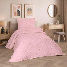 D'niss Home Kalp 2 Parça Tek Kişilik Yatak Örtüsü