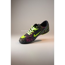 Modayak Walked Siyah Sarı 037 Çorapsız Halısaha Krampon Futbol Ayakkabısı