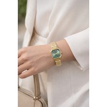 Boris Accessory Kadın Kol Saati Çift Renk&gümüş Renk Metal Kordon Gold & Gümüş – Şık Kasa