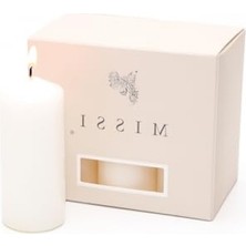 MarkEntegra Ekru Renk 6'lı Bar Mum Seti (3,5x8 Cm)