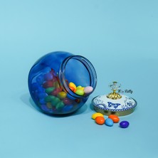 Miss Betty Blue Life Emaye Kapaklı Cam Kavanoz 1,5 L