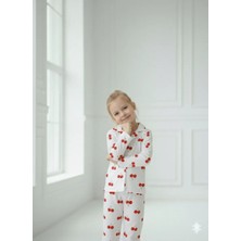 Arn Homewear Kız Çocuk Kiraz Desenli Pijama Takımı