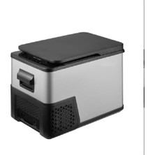 MarkEntegra Gümüş Renkli 12/24 Volt Kompresör Araç Buzdolabı