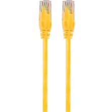 MK Beykoz S-Link SL-CAT601YE 1m Sarı Cat6 Kablo