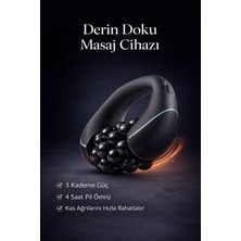 Mo Dou Elektrikli Kas Masaj Aleti 3 Hızlı Şarjlı Boyun Sırt Omuz Bacak Masaj Cihazı Titreşimli Roller Pro