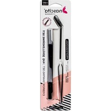 MarkEntegra Kaş Bakım Seti - Maskara Fırçası, Cımbız ve Razor