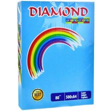 Doğan Turkuaz (Lake Blue) Renkli Fotokopi Kağıdı – A4 – 80 G/m² – Diamond – 500 Yaprak