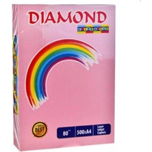 Doğan Pembe Renkli Fotokopi Kağıdı – A4 – 80 G/m² – Diamond – 500 Yaprak
