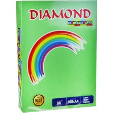 Doğan Koyu Yeşil (Parrot) Renkli Fotokopi Kağıdı – A4 – 80 G/m² – Diamond – 500 Yaprak