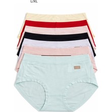 Yüksek Bel Bambu Dokulu Kadın Külot 5’li Set %95 Selüloz