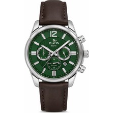 Platin Pierre HDS-PL-1216GB-K10 Deri Kordon Fonksiyonları Aktif Erkek Kol Saati