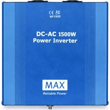 Max Max Tam Sinüs İnvertör 12V 1500W Pure Sine Wave Inverter (NP1500-212)