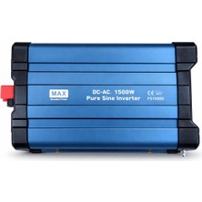 Max Max Tam Sinüs İnvertör 12V 1500W Pure Sine Wave Inverter (FS1500D-212)