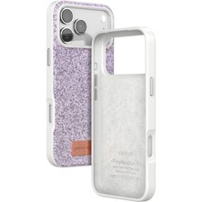 AK-SA-STR Onegif Apple Iphone 17 Pro Bright Simli Kapak - Lila