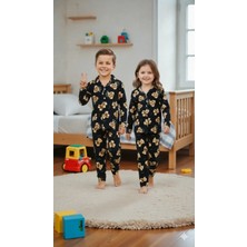 Arn Homewear Arnhomewear Ayıcık Desenli Çocuk Pijama Takımı